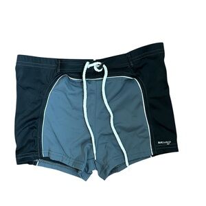 Vintage Sauvage swim trunks size Small, surfer shorts